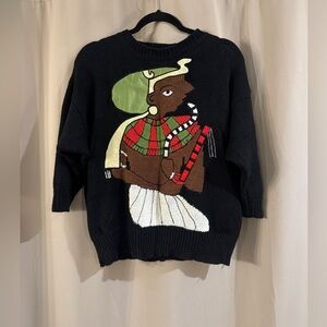 Gregory Vintage  Black Knit Sweater